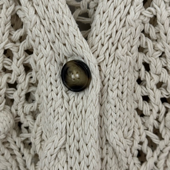 Zara: Women’s Crochet Button Up Sweater- Size Medium - Picture 7 of 10